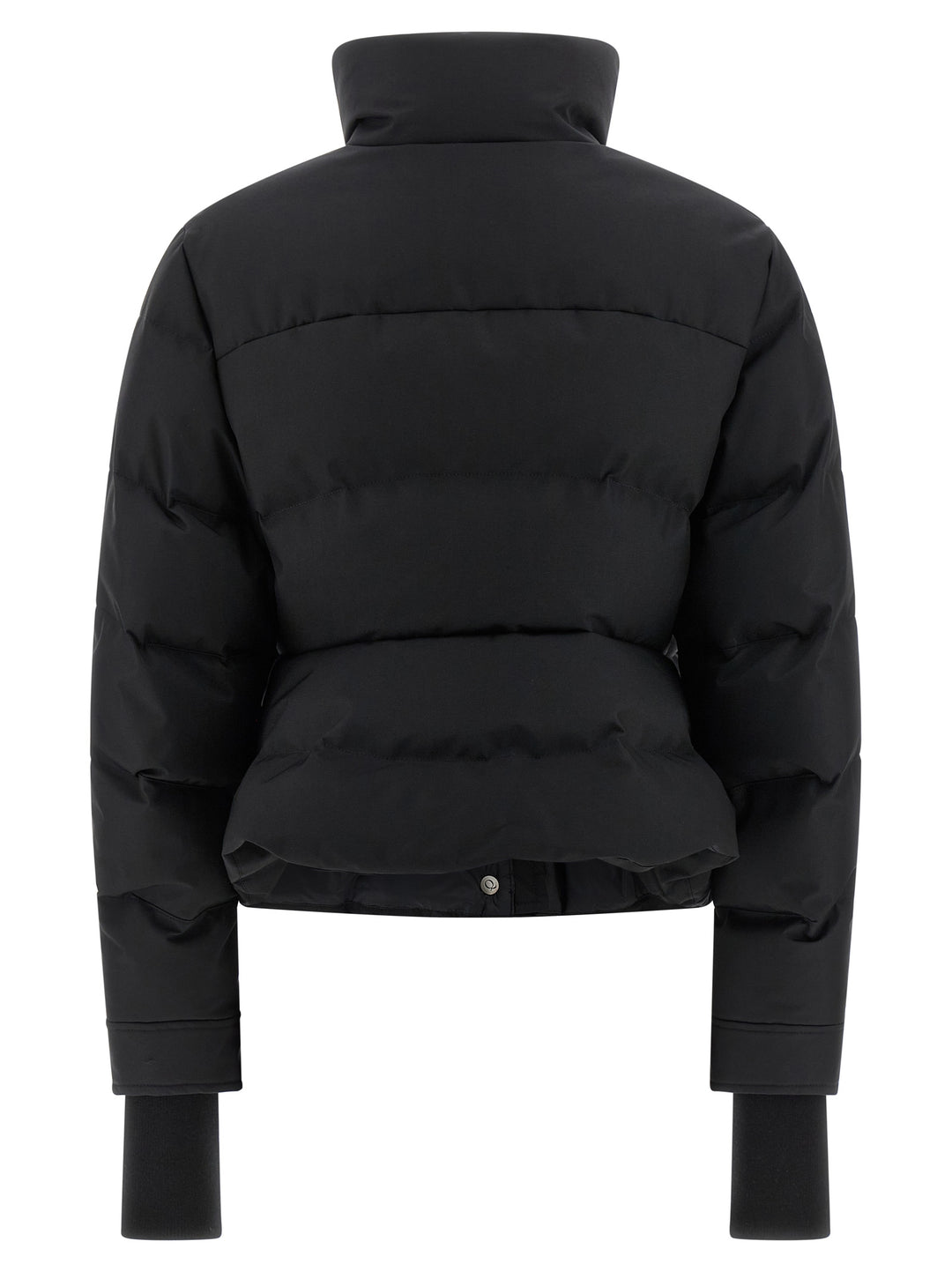 Mcqueen Cropped Down Jacket Puffer Jackets - Nero | 672931ee84cbbbf0d5c327f523c35e8abd226aab