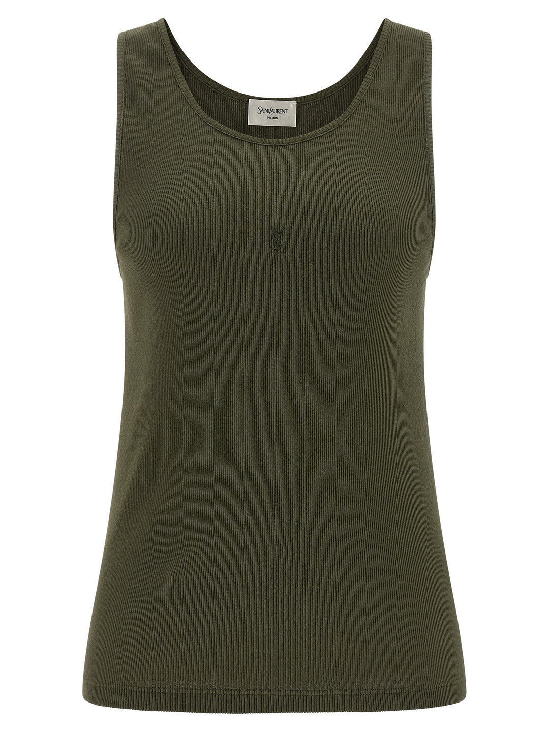 Saint Laurent Cassandre Top - Verde | f0d8cfcccb48d0586f38e98cfc8f42e1a06a090f