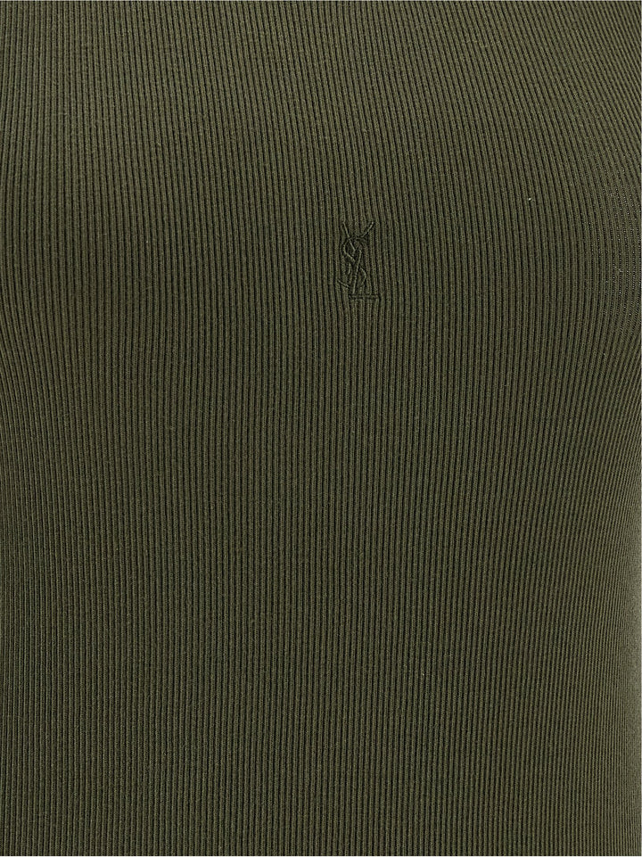 Saint Laurent Cassandre Top - Verde | 1401f7f248e5933d952050d9a6cf53cb45fc6ad6