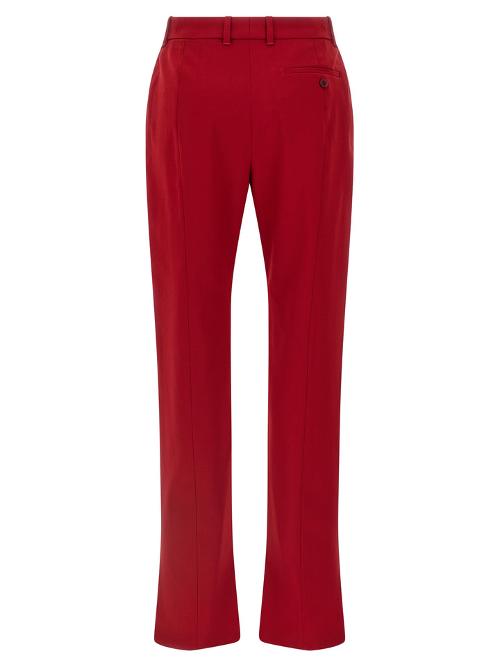 Mcqueen Wool Pantaloni - Rosso | a63ff1ac40acf9a1d0deeb8dad934aafcc41b19b