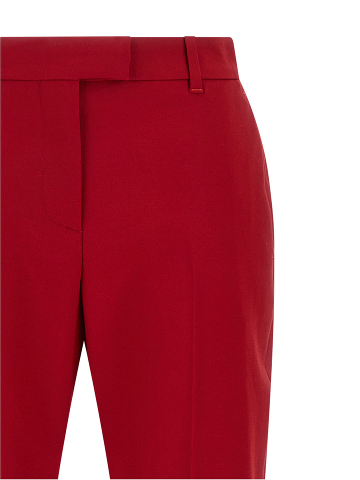 Mcqueen Wool Pantaloni - Rosso | 29019025ad1241ae6571f11c20664603cee78886