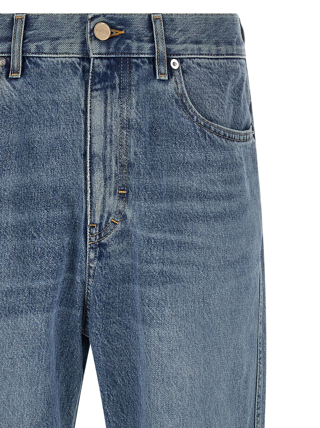 Gucci Délavé Effect Denim Jeans - Blu | 3f7791ac50ed3778295398cbd4f4fa3981fac350