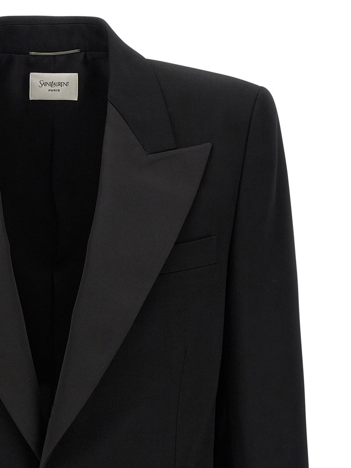 Saint Laurent Smoking Blazer - Nero | c8bd2d81bed91e9706111052e89c777d72623e26