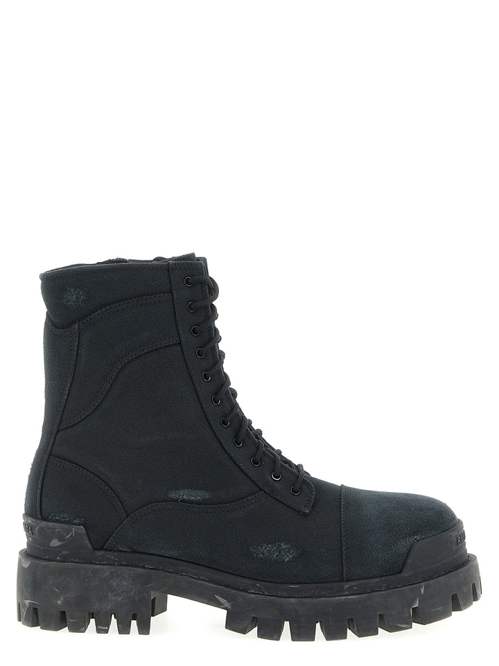 Balenciaga Combat Strike Stivali e Stivaletti - Nero | 7ceb321a3ad77ce4212887a2e18569dba6f03111