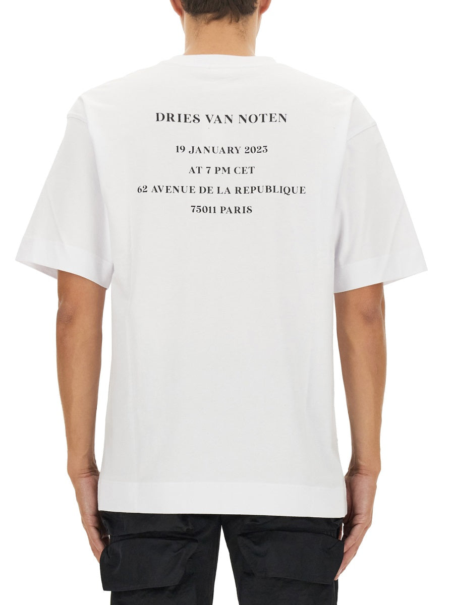Dries Van Noten T shirt - White | f37e76dddc60cb26a28fb46d23eba6dbc3cb677b