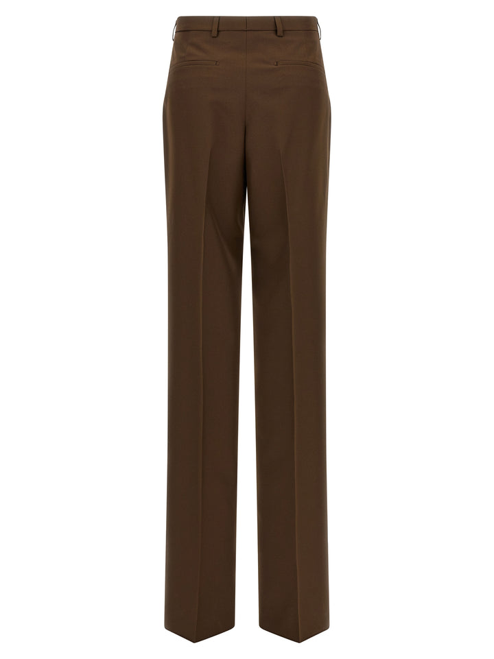 Gucci Tailored Trousers Pantaloni - Marrone | 38c85e195182ebcdaebc449425503cd970b65936