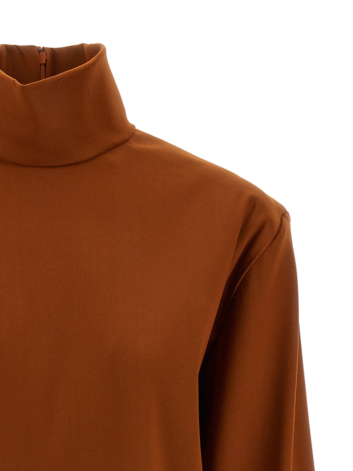 Saint Laurent Structured Shoulder Sweater Maglioni - Arancione | dfd51f8cb264cf8b3ee977f8ce8a3b6bbb5b4a60