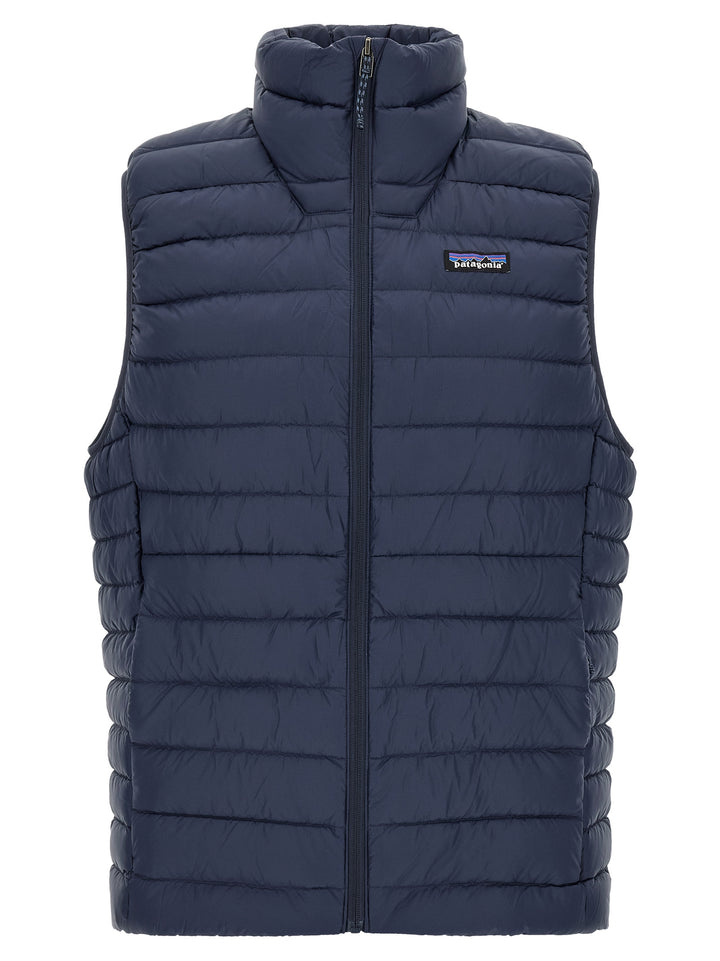 Patagonia Windproof Vest Gilet - Blu | 6e27a90f6f2bf94a70781e40e285797250191953