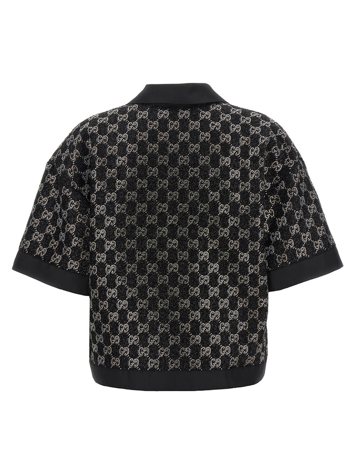 Gucci Gg Top - Nero | 87ea041501f4825bed14b7433c10f086eef89a01