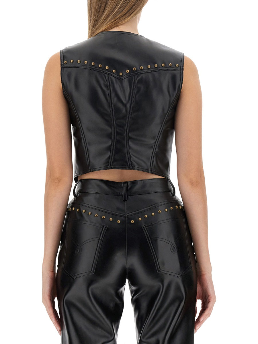 Moschino Jeans Gilet - Nero | Wanan Luxury