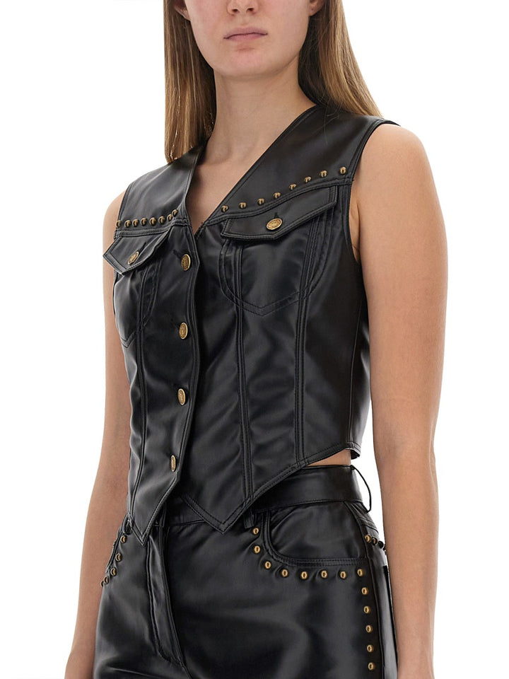 Moschino Jeans Gilet - Nero | Wanan Luxury