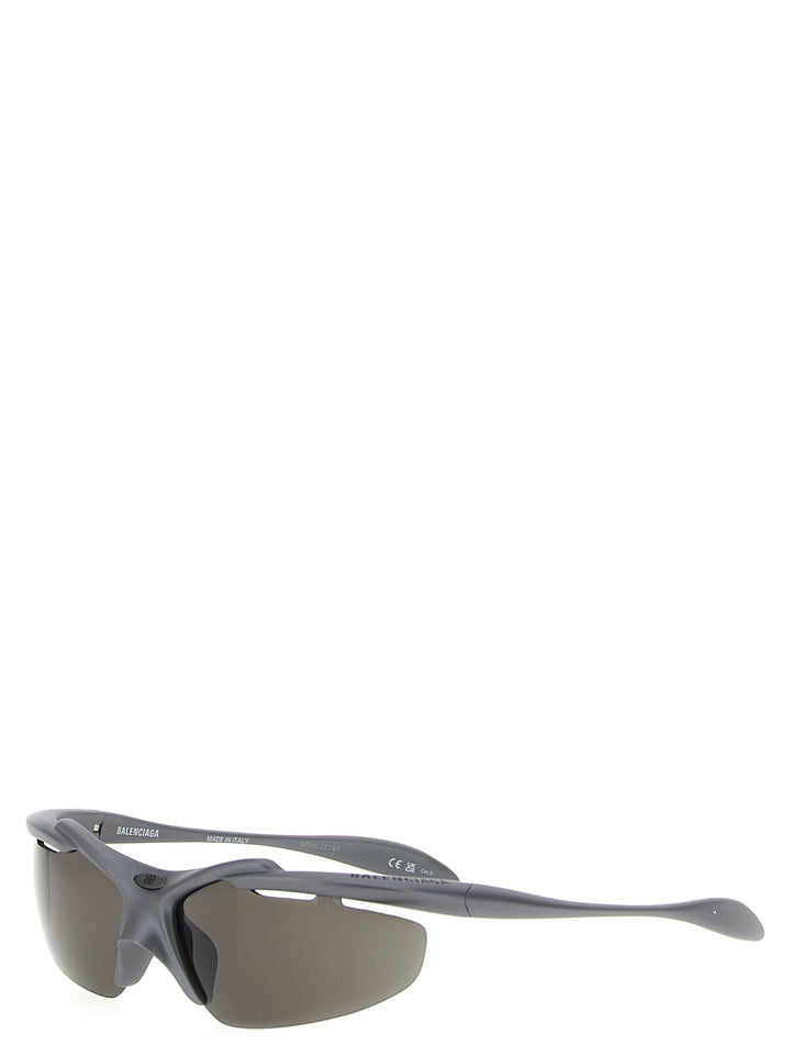 Balenciaga Turbo D-Frame Occhiali da Sole - Grigio | 65a56cf3d635ff98e413f75c09f9922c0929e5b8