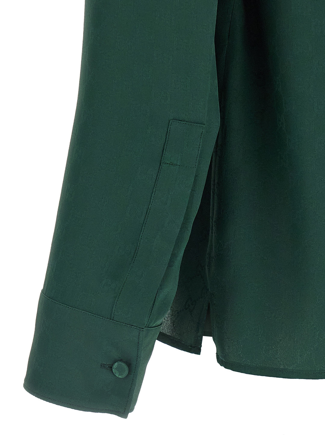 Gucci Gg Jacquard Shirt Camicie - Verde | e930b8d437d3de5a295f2c571fc38271356a1b99