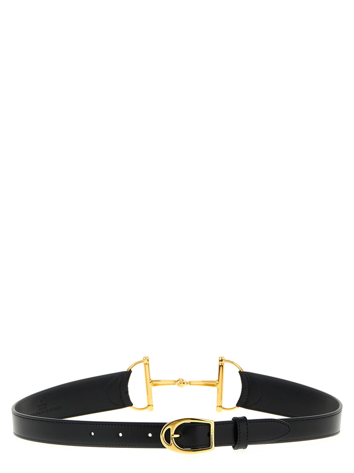 Gucci Horsebit Belt Cinture - Nero | 30eddb7b930c32bac3e3db3ae7f0d201ed00e7a2