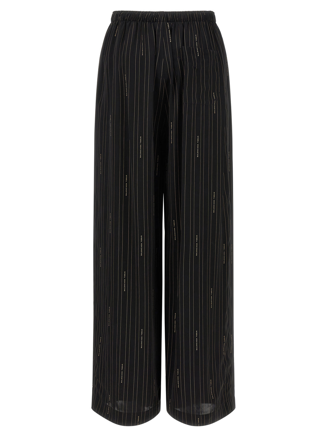 Balenciaga Striped Pantaloni - Nero | 678aab1561b2222afdaae4ca14145933773a2128
