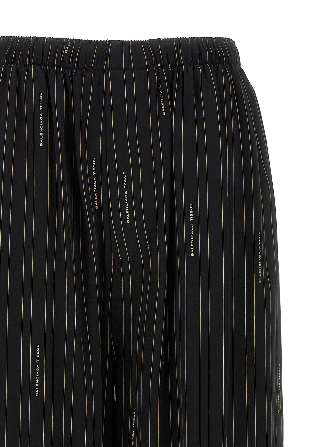 Balenciaga Striped Pantaloni - Nero | 9a5cca71e7646f492f74851e97bee9c60c8f6a03