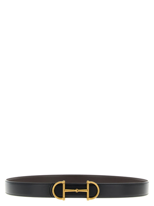 Reversible Belt Horsebit Cinture Multicolor