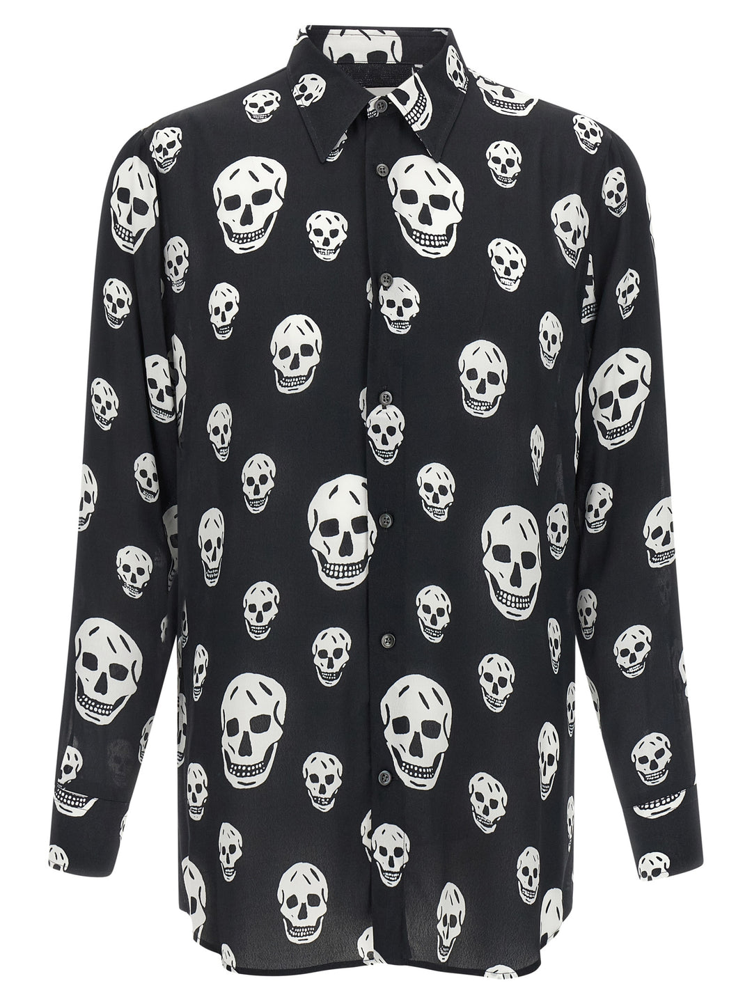 Mcqueen Skull Camicie - Bianco/Nero | 554ee8ff8682cfccf993acee35ce4e8064f3c97b