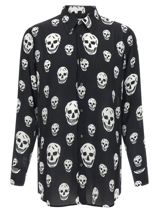Skull Camicie Bianco/Nero