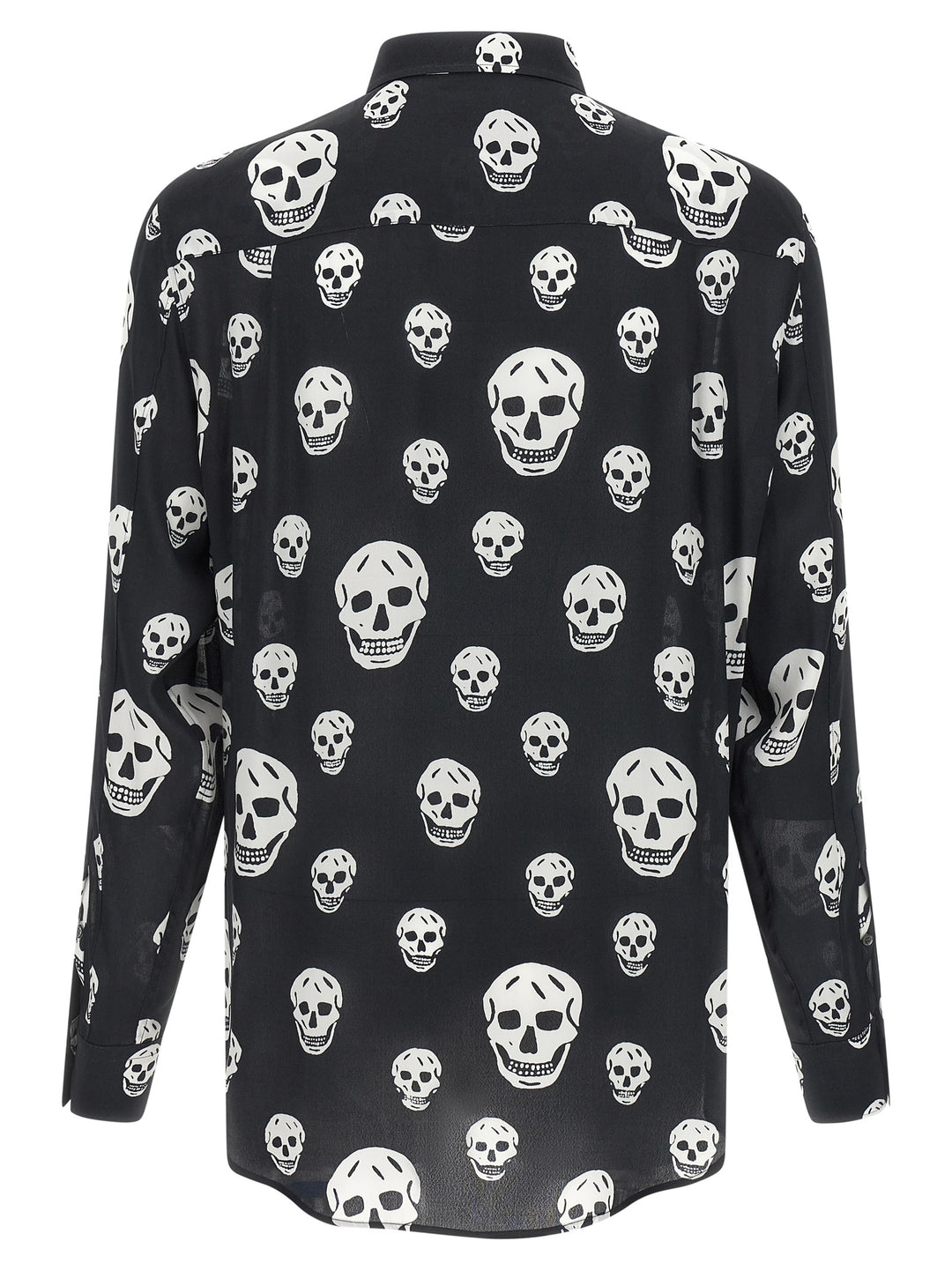 Mcqueen Skull Camicie - Bianco/Nero | 577f61919988777e15c7e1731af77cb1b63808e0