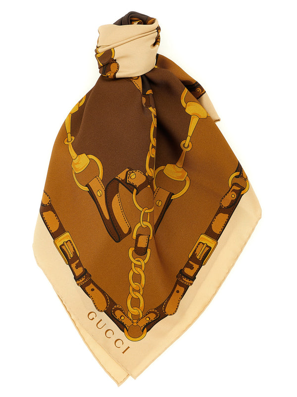 Morsetto Sciarpe Marrone
