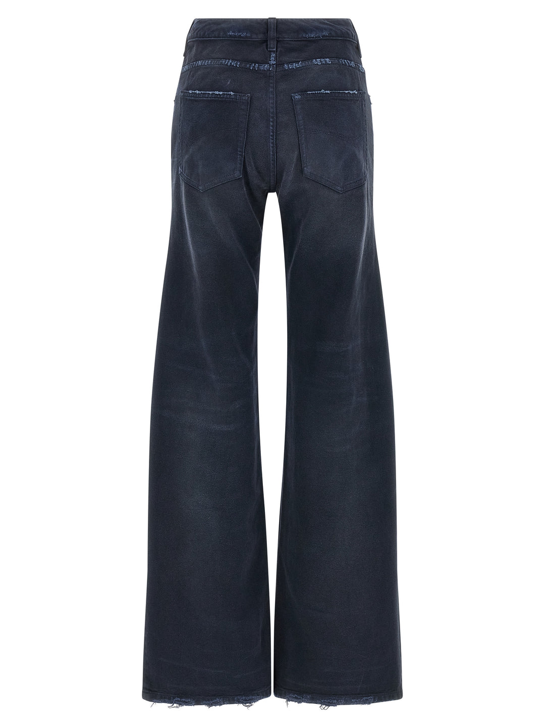 Balenciaga Curved Waist Jeans - Blu | 0822ccfb2d17efab355c2c408be4cfa82e28b1ce
