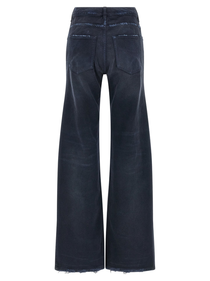 Balenciaga Curved Waist Jeans - Blu | 0822ccfb2d17efab355c2c408be4cfa82e28b1ce