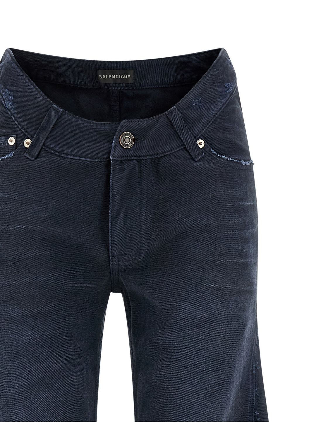 Balenciaga Curved Waist Jeans - Blu | 51583b2c710aaedaf1d19f786b4df89c71b51200