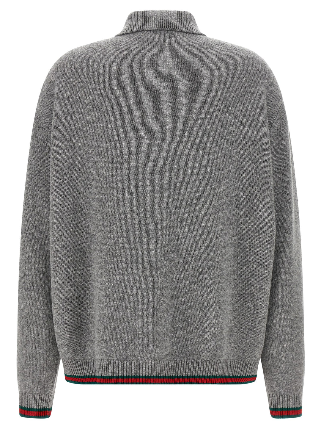 Gucci Polo Cardigan Maglioni - Grigio | 7bdd9b84096119ce84a76a129bc0b7e2ce1f4c7b