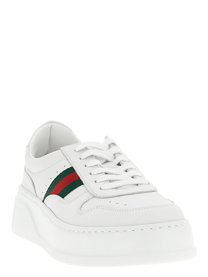 Gucci Oversize Sole Sneakers - Bianco | 408c9c1b1392124e5856805e11b9b5aa61f89ebf