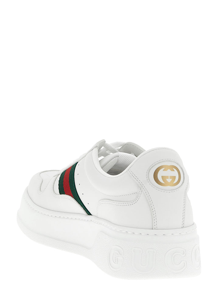 Gucci Oversize Sole Sneakers - Bianco | 7ed3ced1515fd14a9ad13b23c3d44ecb3178a449