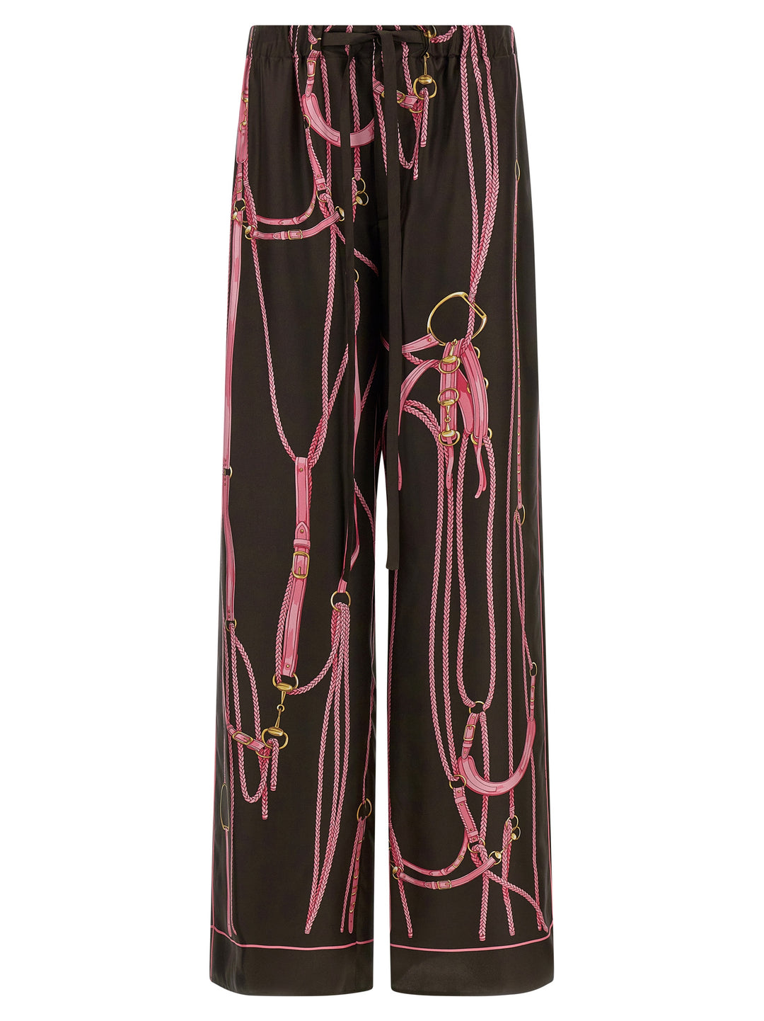Gucci Clamp Print Pantaloni - Marrone | 3d841815dbdf2abf82ee4ea5f27bb0d5d5e6c910