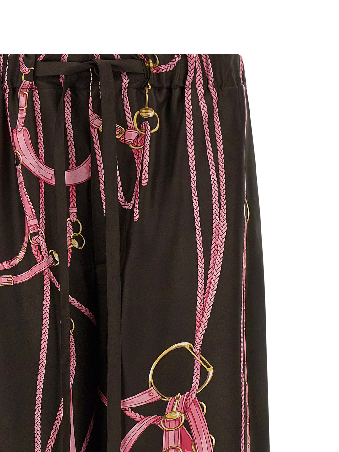 Gucci Clamp Print Pantaloni - Marrone | 628f3a79e7f2412e65ddeec12b13dc2f4a8cfe3a
