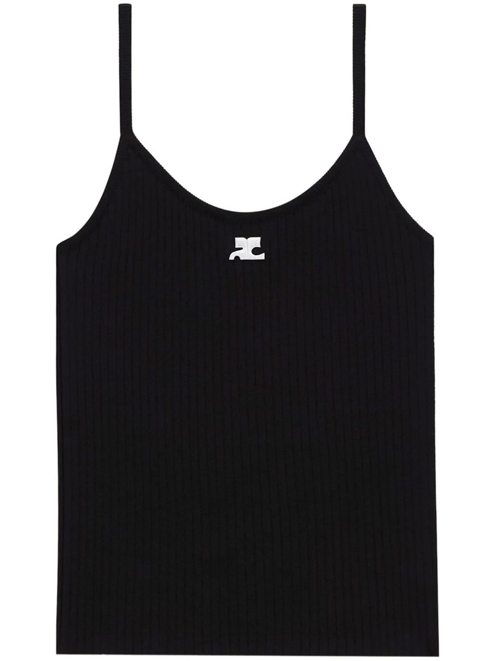 Courreges TOP - Nero | 5558bc8e08fe3f8276caf5a7cedefb69d166b00e