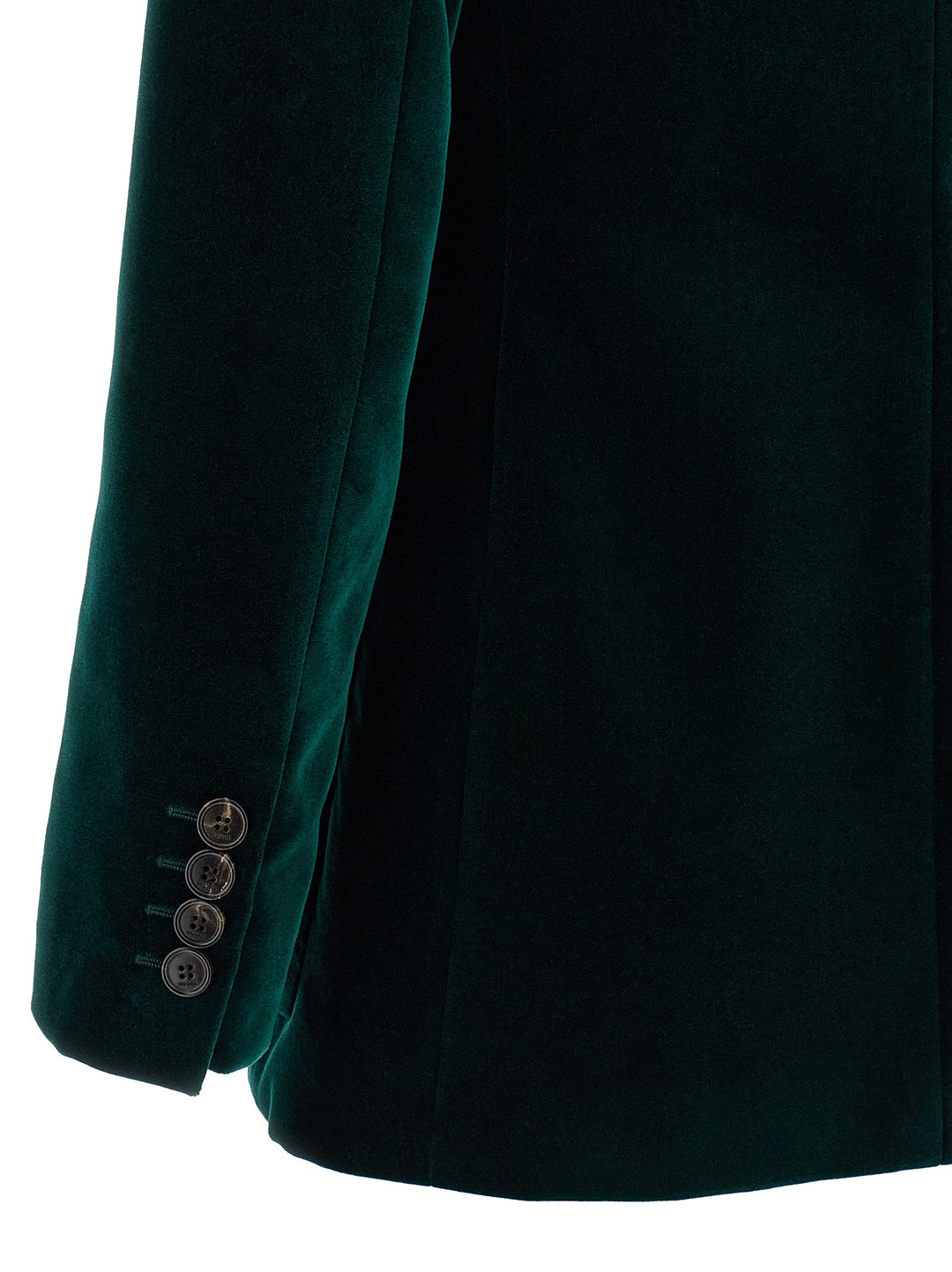 Gucci Velvet Blazer BlazerS - Verde | a463de2fc69e81dcf19d564ebbe9eda51ffb90a0
