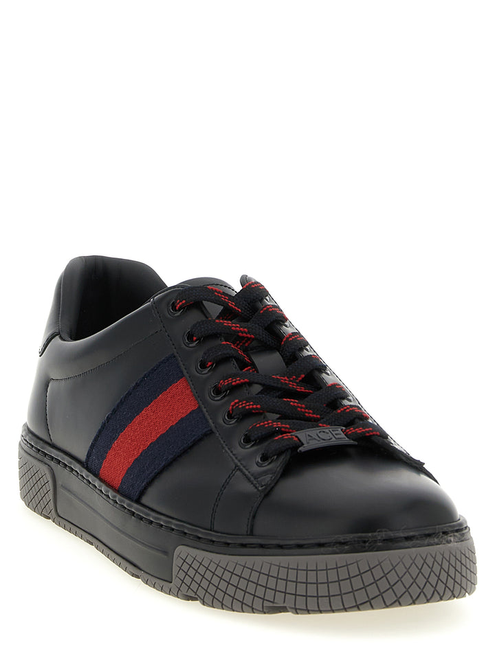 Gucci Gucci Ace Sneakers - Nero | 56e8c20b903d53f9d5f8030769b0a5b4802e7a21