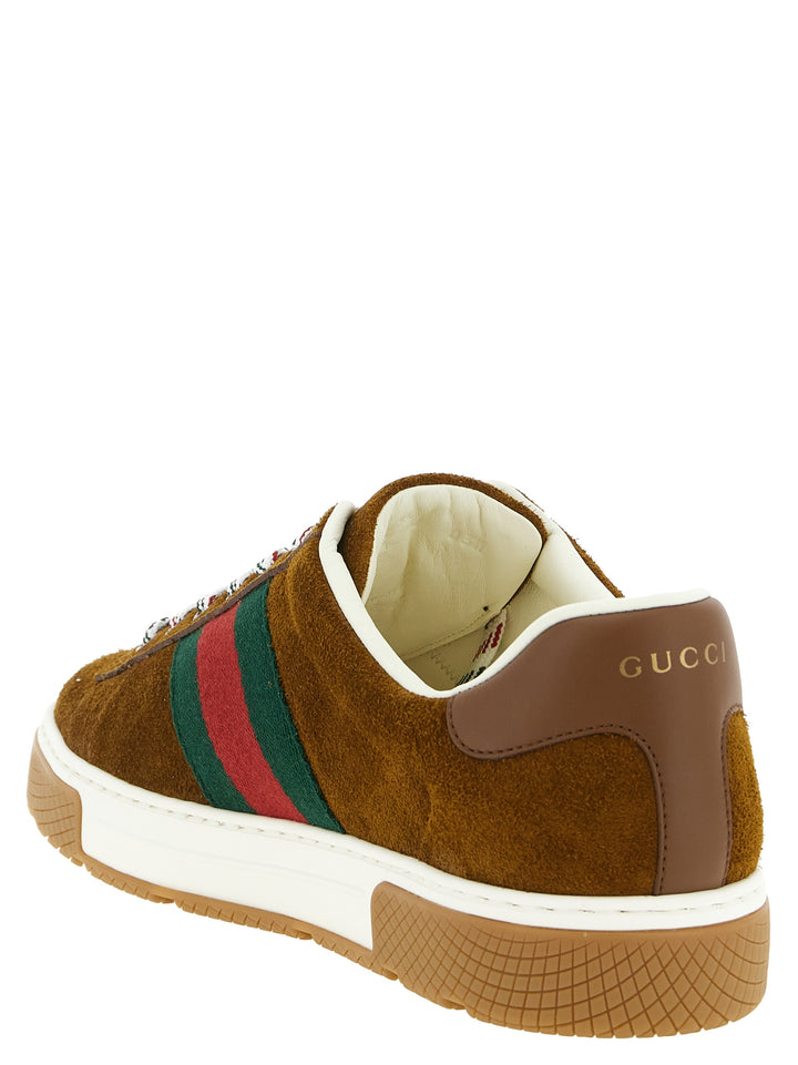 Gucci Gucci Ace Sneakers - Marrone | 714f34af22c4d2db103ff99cd481d1c98c989b2e