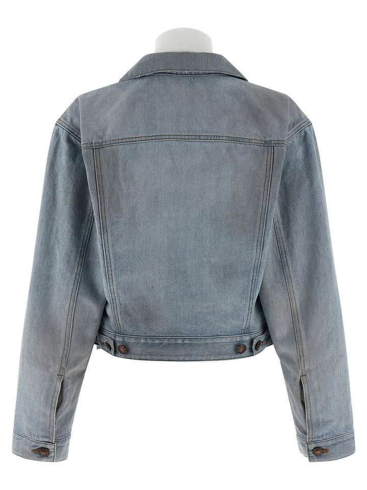 Balenciaga Double Layer Jacket Puffer Jackets - Celeste | 7b790b2a4aede57f4d0aef448be0a40e7b12a893