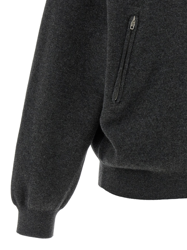 Balenciaga Back-To-Front Maglioni - Grigio | cf2fc635f1846cd2eed9c0d54acd0762f8d08c9e