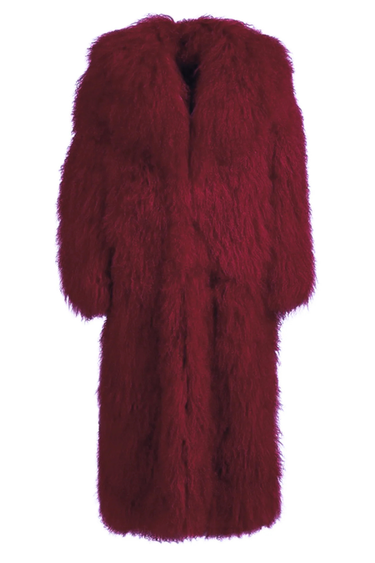 Cappotto Rouselin Borgogna in Mongolia