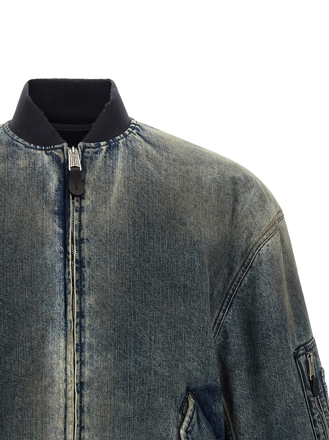 Balenciaga Bomber Standard Puffer Jackets - Grigio | b99d267e179e3376b44c8160a939f19f74ffa012