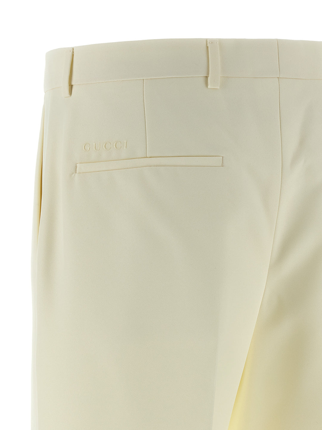 Gucci Tailored Trousers Pantaloni - Bianco | 34c3d8a5afb3e75baf241e1d876c372b8cc1fa41