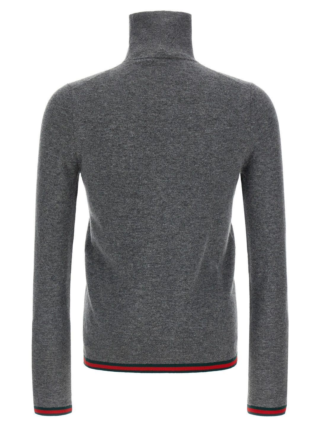 Gucci Web Ribbon Mesh Maglioni - Grigio | ac7c7ff5940521ebb75858e48e3a4a992bb26ba2