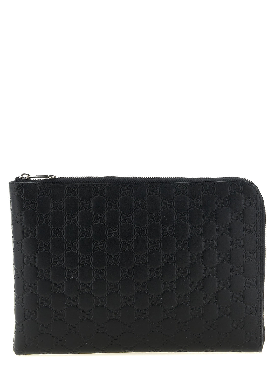 Gucci Gg Emblem Clutch - Nero | cb61c4fdfb3ae683fc2d3032232e531134cf0f1e