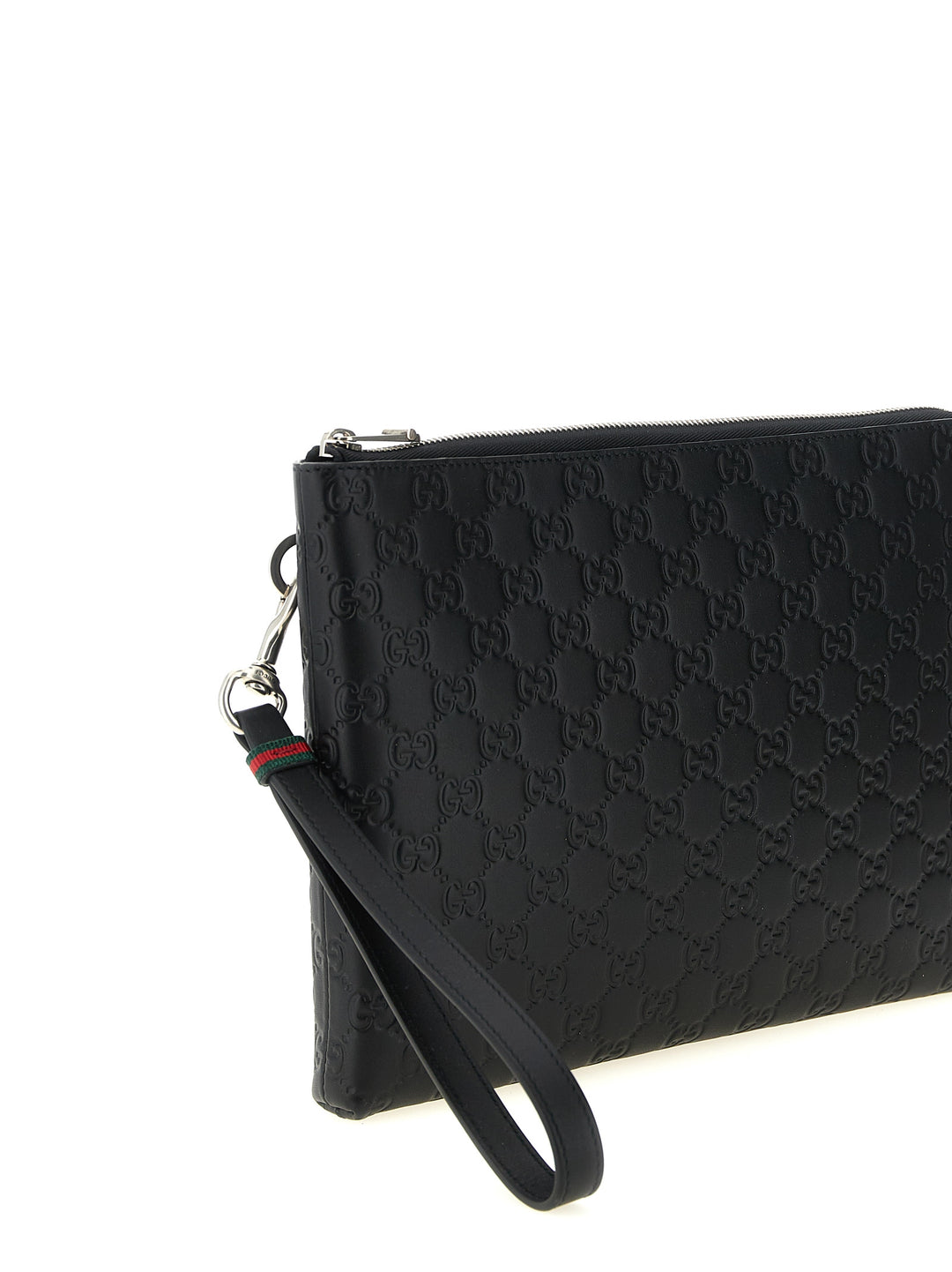 Gucci Gg Emblem Clutch - Nero | 5e26b8c0a1de43b90776d4a4e9eb7c827dbf2e9a