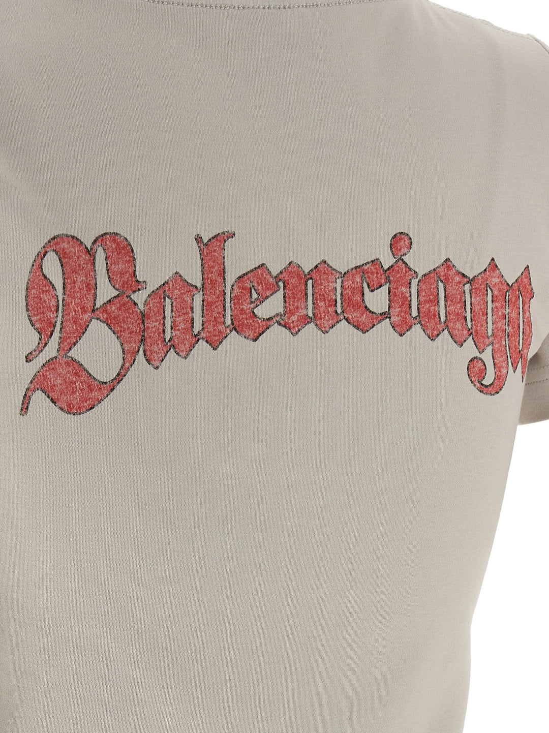 Balenciaga Logo Print T shirt - Grigio | 5a8563afe04df7077be4facfbd67b0b29a5c4d64
