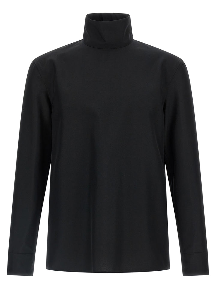 Gucci Technical Panama Shirt Camicie - Nero | be4649987e5d593d2eb7b6926d9eac343098dc1f