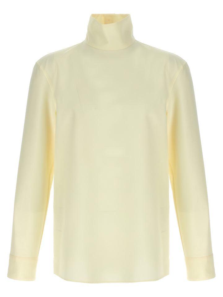 Gucci Technical Panama Shirt Camicie - Bianco | fca265ed31a8810ee40b50675d7037044cfcb82f