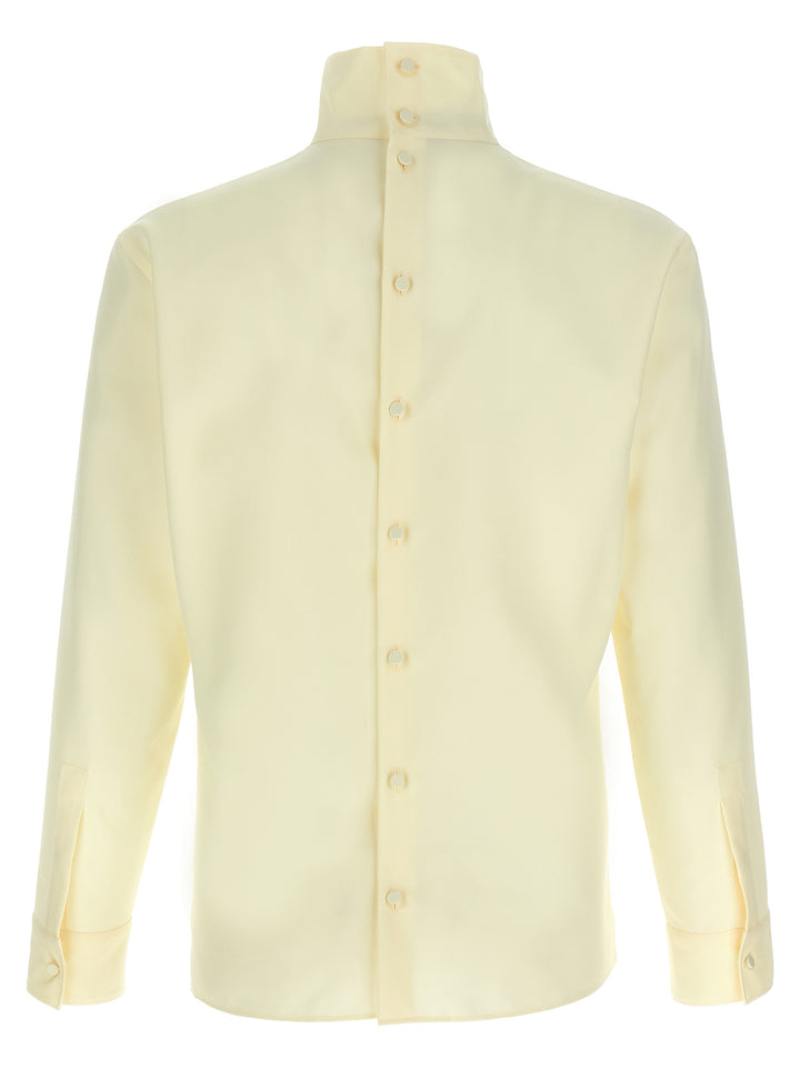 Gucci Technical Panama Shirt Camicie - Bianco | 593ac7b4b063d50b4cfddbb13fb46c40db5a5c87