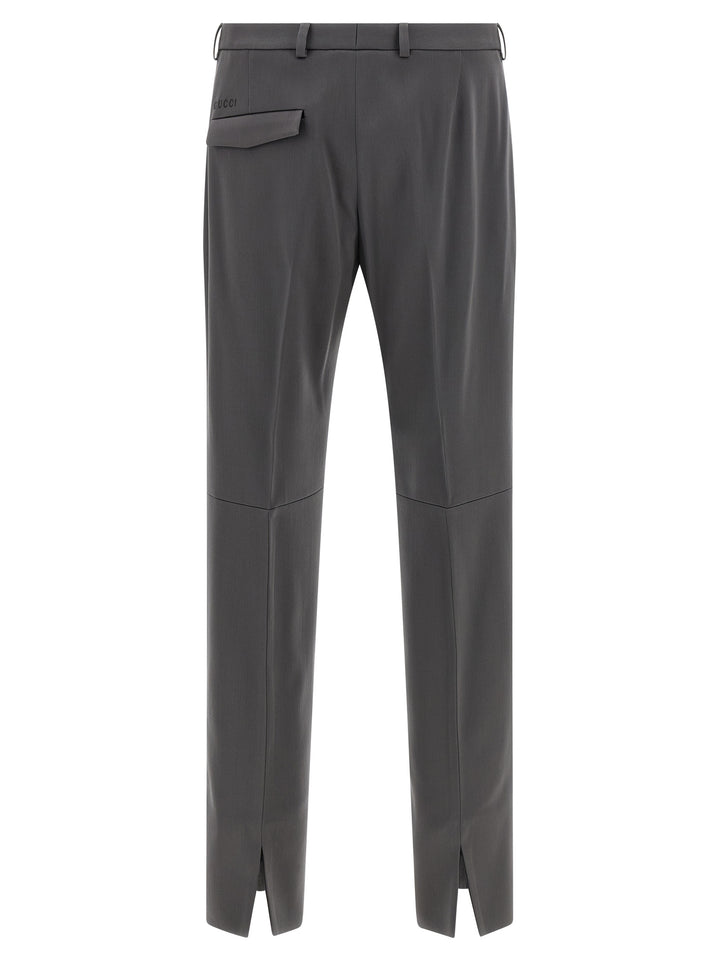 Gucci Tailored Trousers Pantaloni - Grigio | e9155d803c22a8c68e09220dad9f87a8622f475d
